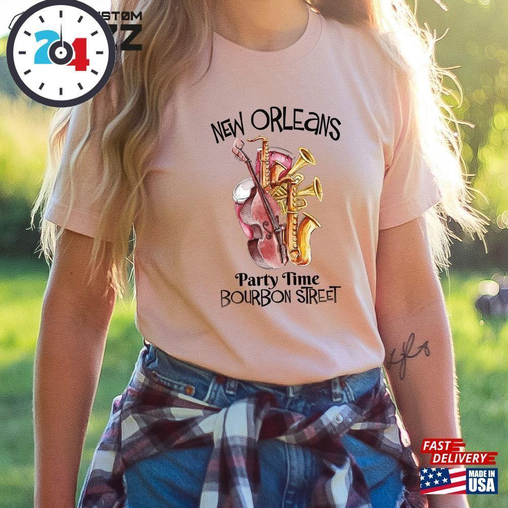 Jazz Festival Shirt New Orleans Mardi Gras T-Shirt